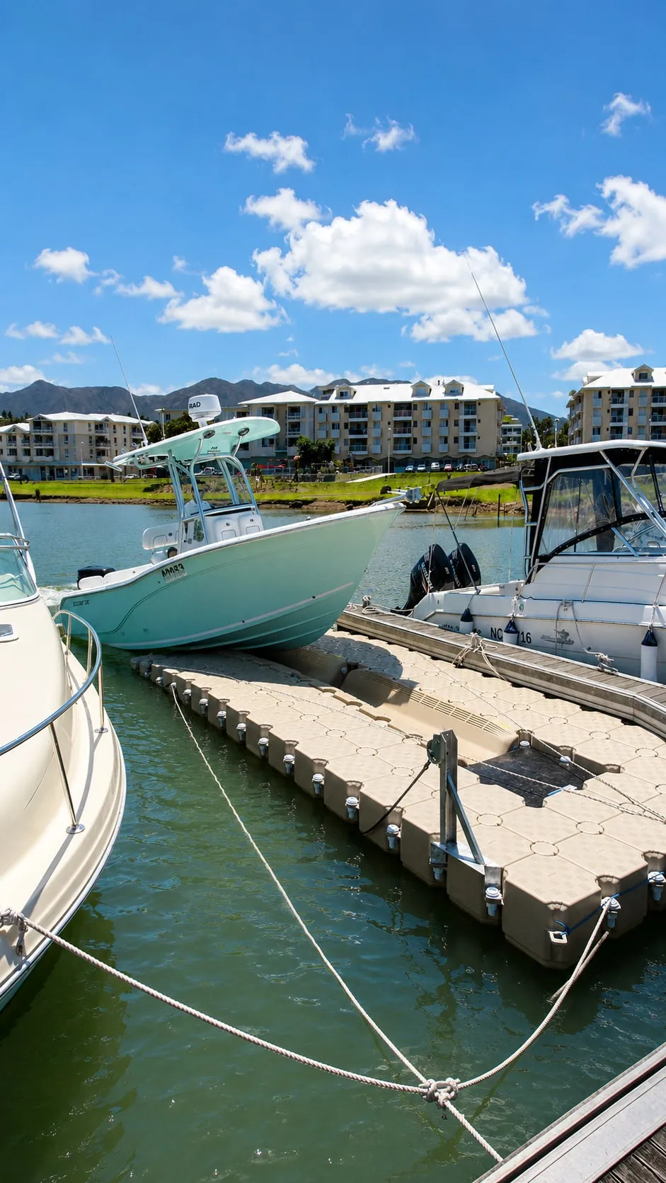 JetSlide en una marina