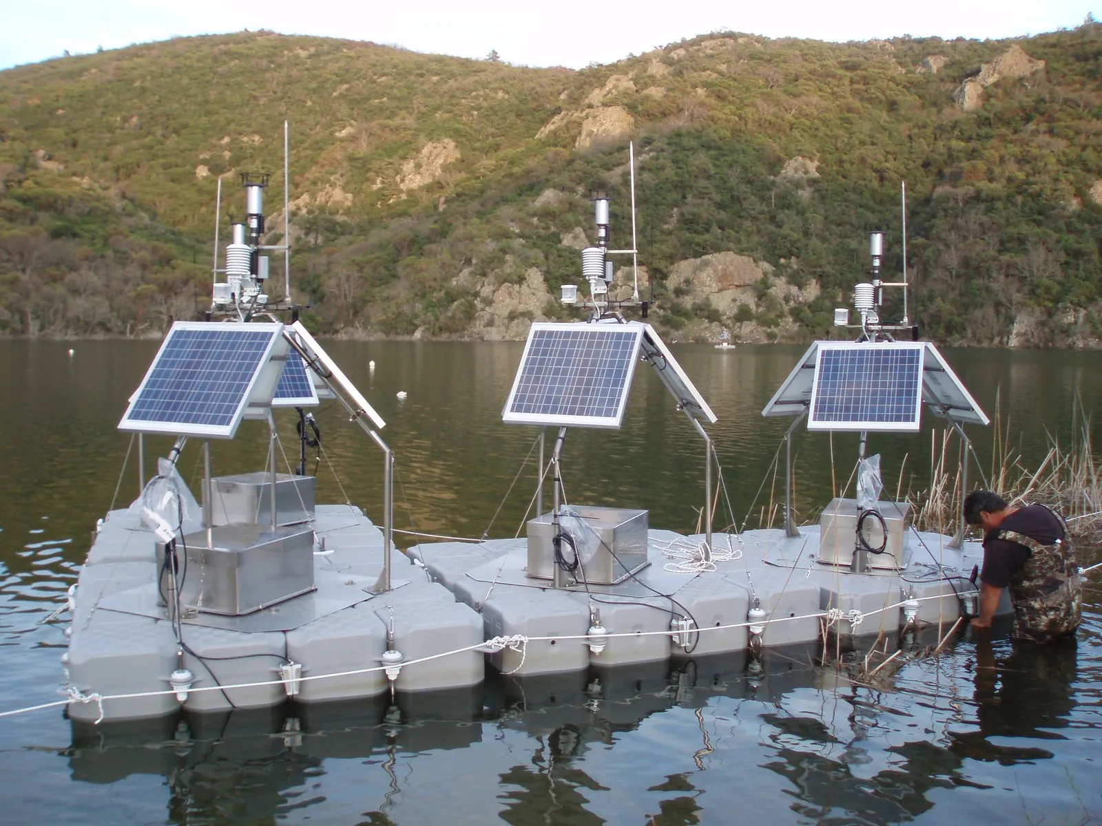 Proyecto industrial con plataformas flotantes Candock