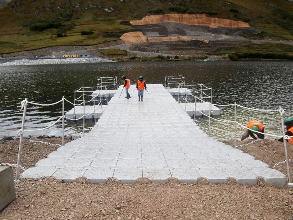 Proyecto industrial con plataformas flotantes Candock