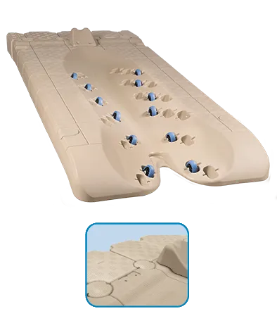 JetRoll unido a un muelle candock